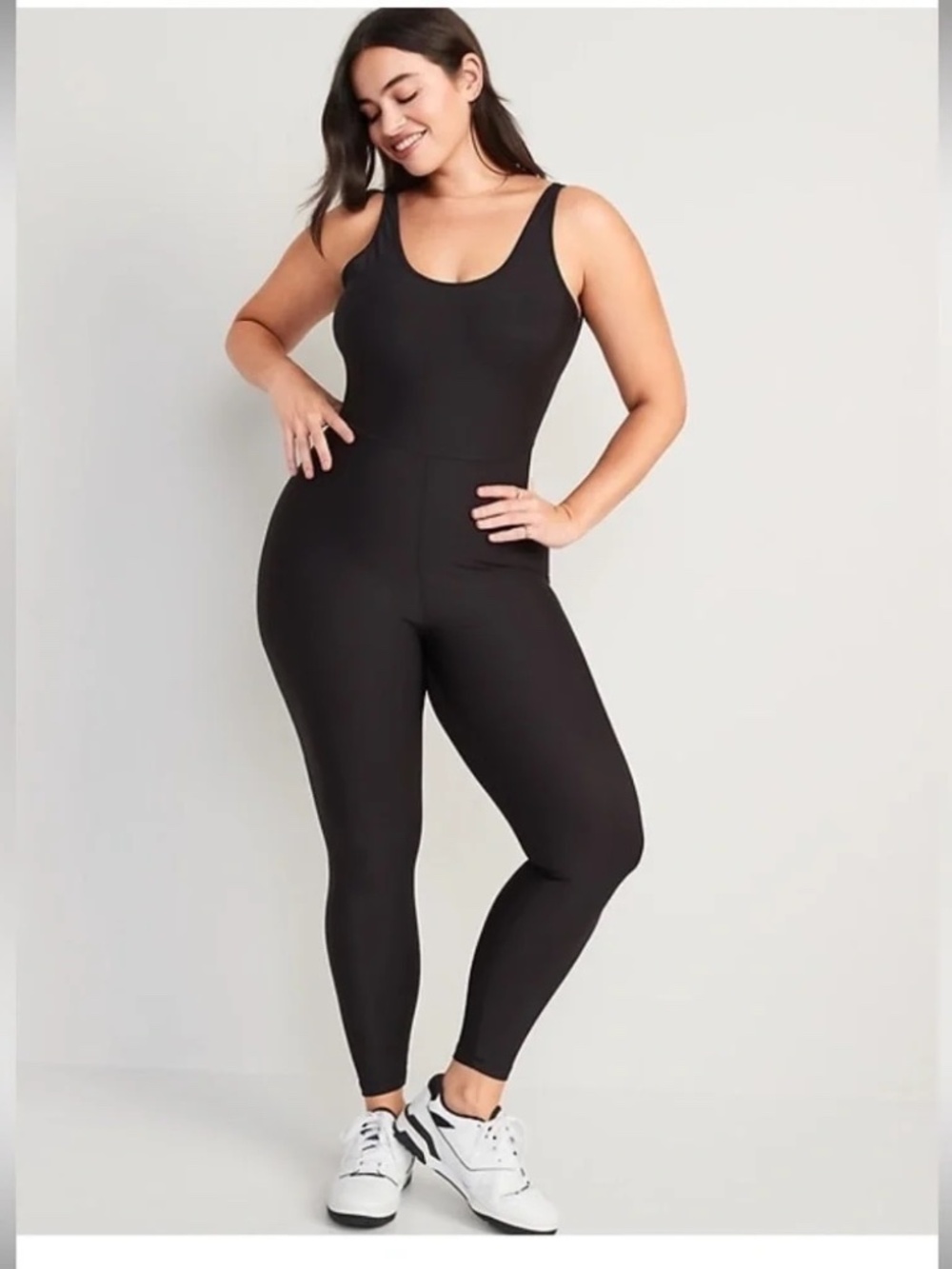 Old Navy Powersoft Jumpsuit-Black- Size XL